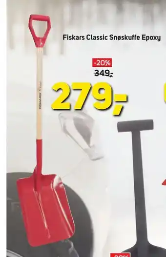 Megaflis Fiskars Classic Snøskuffe Epoxy tilbud