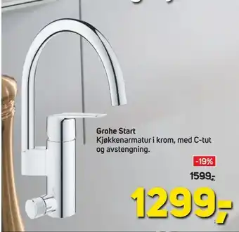 Megaflis Grohe Start tilbud