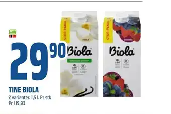 Coop Obs Tine biola tilbud