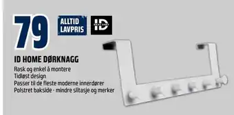 Obs Bygg Id home dørknagg tilbud