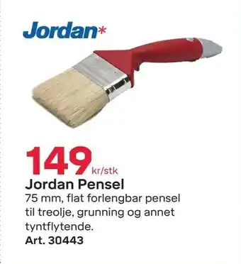 Byggmax Jordan Pensel tilbud