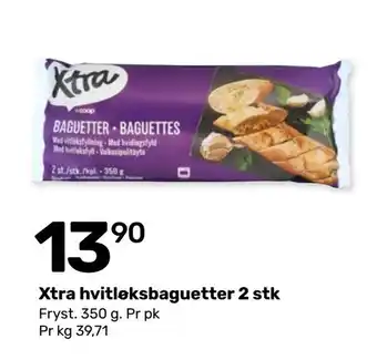 Xtra hvitløksbaguetter 2 stk