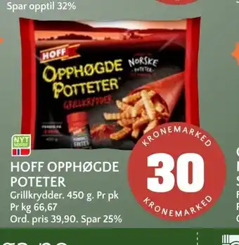 Coop Mega Hoff opphøgde poteter tilbud