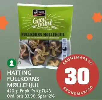 Coop Mega Hatting fullkorns møllehjul tilbud