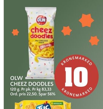 Coop Mega Olw cheez doodles tilbud