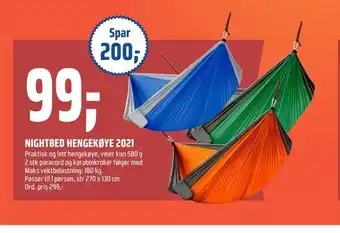 Nightbed hengekøye 2021