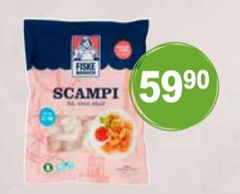Joker Fiskemannen scampi tilbud