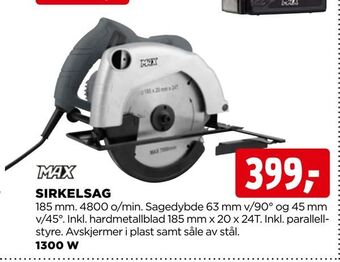 jem & fix Sirkelsag tilbud