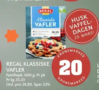 Regal klassiske vafler