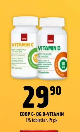 Coop Prix Coop c- og d-vitamin tilbud