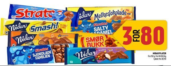 Coop Prix NIDAR PLATER tilbud