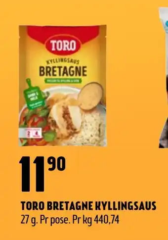 Coop Prix Toro bretagne kyllingsaus tilbud