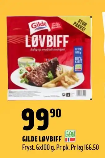 Coop Prix Gilde løvbiff tilbud