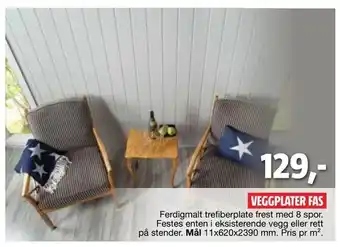 Bauhaus Veggplater fas tilbud