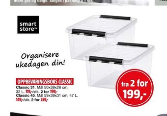 Bauhaus Oppbevaringsboks classic tilbud