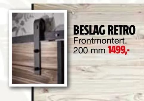 Bauhaus Beslag retro tilbud
