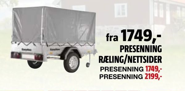 Bauhaus Presenning ræling/nettsider tilbud