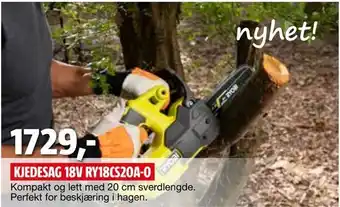 Bauhaus Kjedesag 18v ry18cs20a-0 tilbud