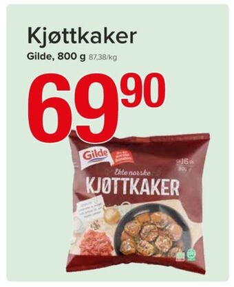 Spar Gilde kjøttkaker tilbud