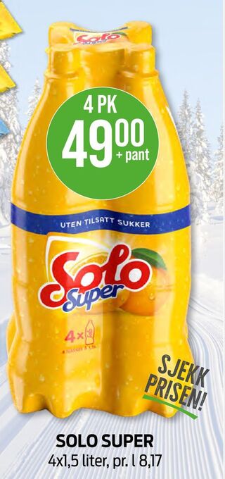 Kiwi Solo super tilbud