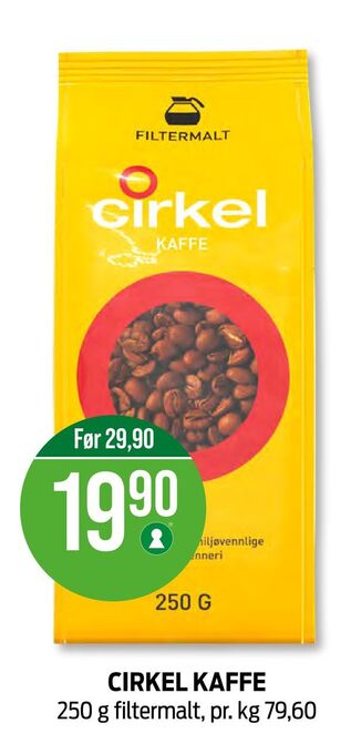 Kiwi Cirkel kaffe tilbud