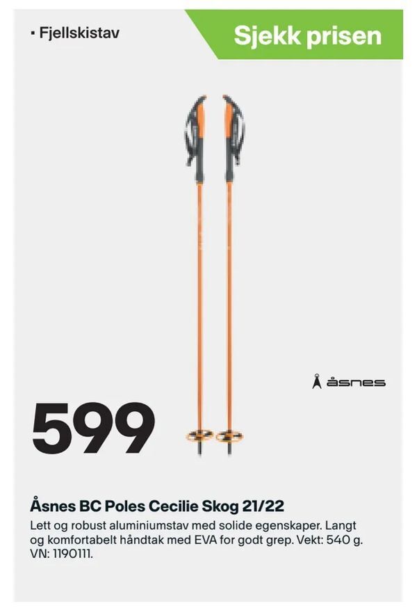 XXL Sport Åsnes BC Poles Cecilie Skog 21/22 tilbud