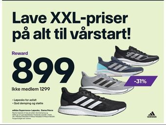 XXL Sport adidas Supernova+ Løpesko, Dame/Herre tilbud