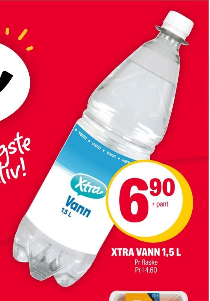 Coop Extra Xtra mineralvann tilbud