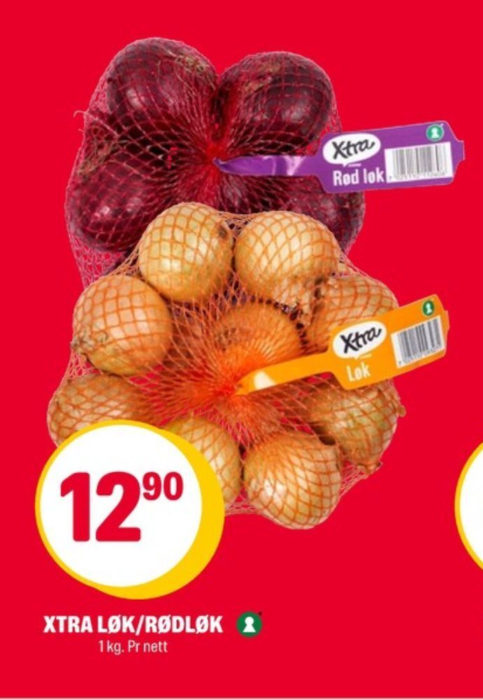 Coop Extra Xtra løk tilbud