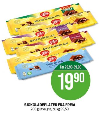 Kiwi Firkløver sjokoladeplate tilbud