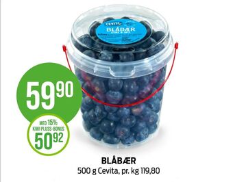 Kiwi Cevita blåbær tilbud