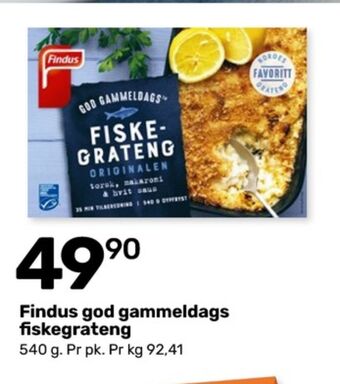 Matkroken Findus fiskeretter tilbud