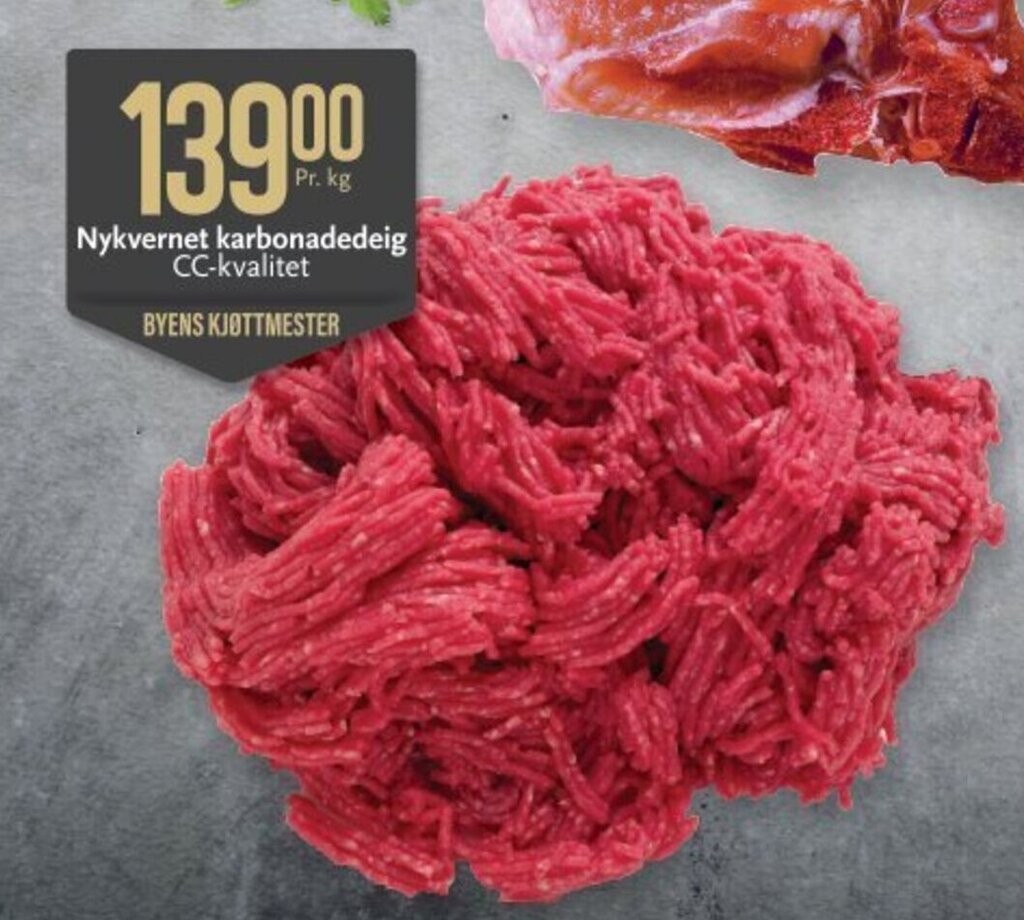 CC Mat Nykvernet karbonadedeig tilbud