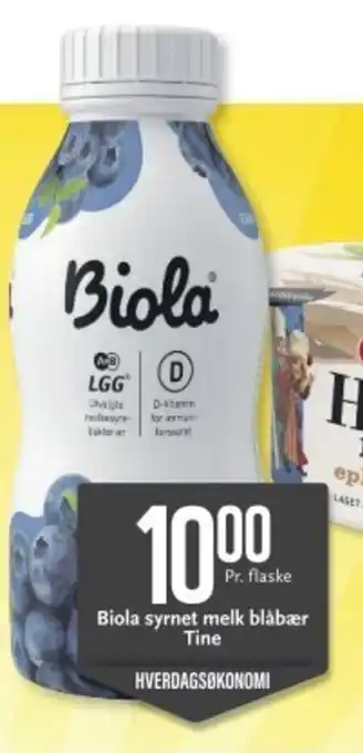 CC Mat Biola syrnet melk blåbær tine tilbud