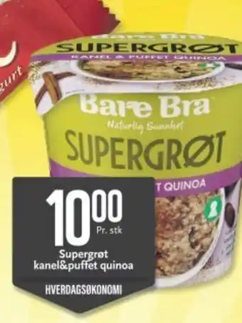 Supergrot kanel&puffet quinoa