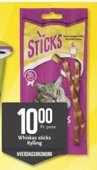 CC Mat Whiskas sticks kylling tilbud