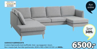 JYSK Aarhus hjørnesofa tilbud