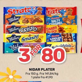 Stratos sjokoladeplate