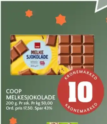 Coop Mega Coop sjokoladeplate tilbud