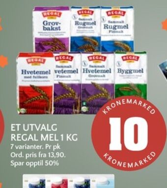 Coop Mega Regal hvetemel tilbud