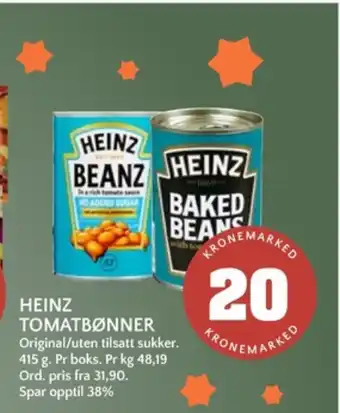 Coop Mega Heinz bønner tilbud