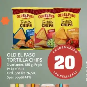 Coop Mega Old el paso chips tilbud