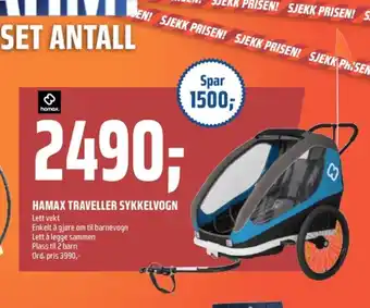 Coop Obs Hamax sykkelvogn tilbud
