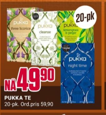 Europris Pukka te tilbud
