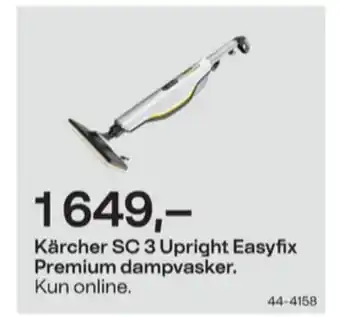 Clas Ohlson Kärcher dampmaskin tilbud