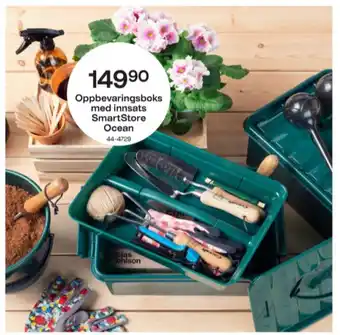 Clas Ohlson Smart store oppbevaringsboks tilbud