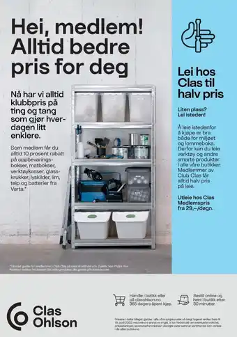 Clas Ohlson Clas ohlson imageannons tilbud