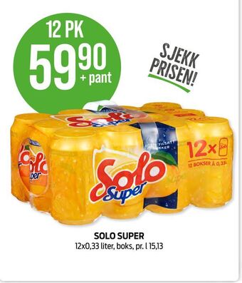 Kiwi Solo super tilbud