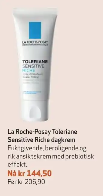Apotek 1 La Roche-Posay Toleriane Sensitive Riche dagkrem tilbud