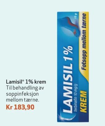 Apotek 1 Lamisil 1% krem tilbud